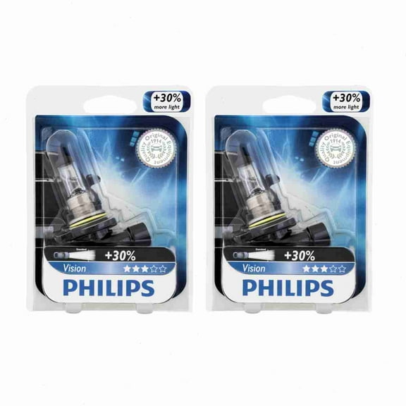 2 pc Philips 9006PRB1 Vision Headlight Bulbs compatible with 9006XV