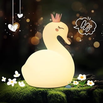 Turtle Night Light For Kids – 7-Color Silicone Rechargeable Bedside Lamp, Squishy Nursery Touch Light, USB-C Charging, Fun Cool Room Decor For Boys Girls Birthday Christmas Gifts