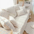 thumbnail image 4 of Lace Cotton Fabric Sofa Cover Couch Non-Slip Soft Towel Living Room Covers  L Shape Sofas Cushion Armrest Backrest Universal Mat (color02,110x160cm  1pcs), 4 of 7