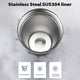 thumbnail image 1 of 380mL Coffee Cup Leakproof Insulated Thermal Cup Car Portable Travel Coffee Mug Stainless Steel, 1 of 4