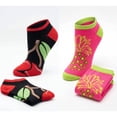 thumbnail image 4 of Colorfut Women's 20 Pairs Colorful Patterned Low Cut/No Show Socks NS212-AB, 4 of 5