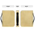 thumbnail image 4 of HELLHERO Khaki PU Leather Bible Covers, Large Capacity Portable Carrying Case for Church Study and Daily Travel, 4 of 12