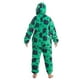 thumbnail image 3 of Pijamas de una pieza con estampado de patrones de animales de dibujos animados de Jammies con capucha para niños para uso doméstico, 3 of 5