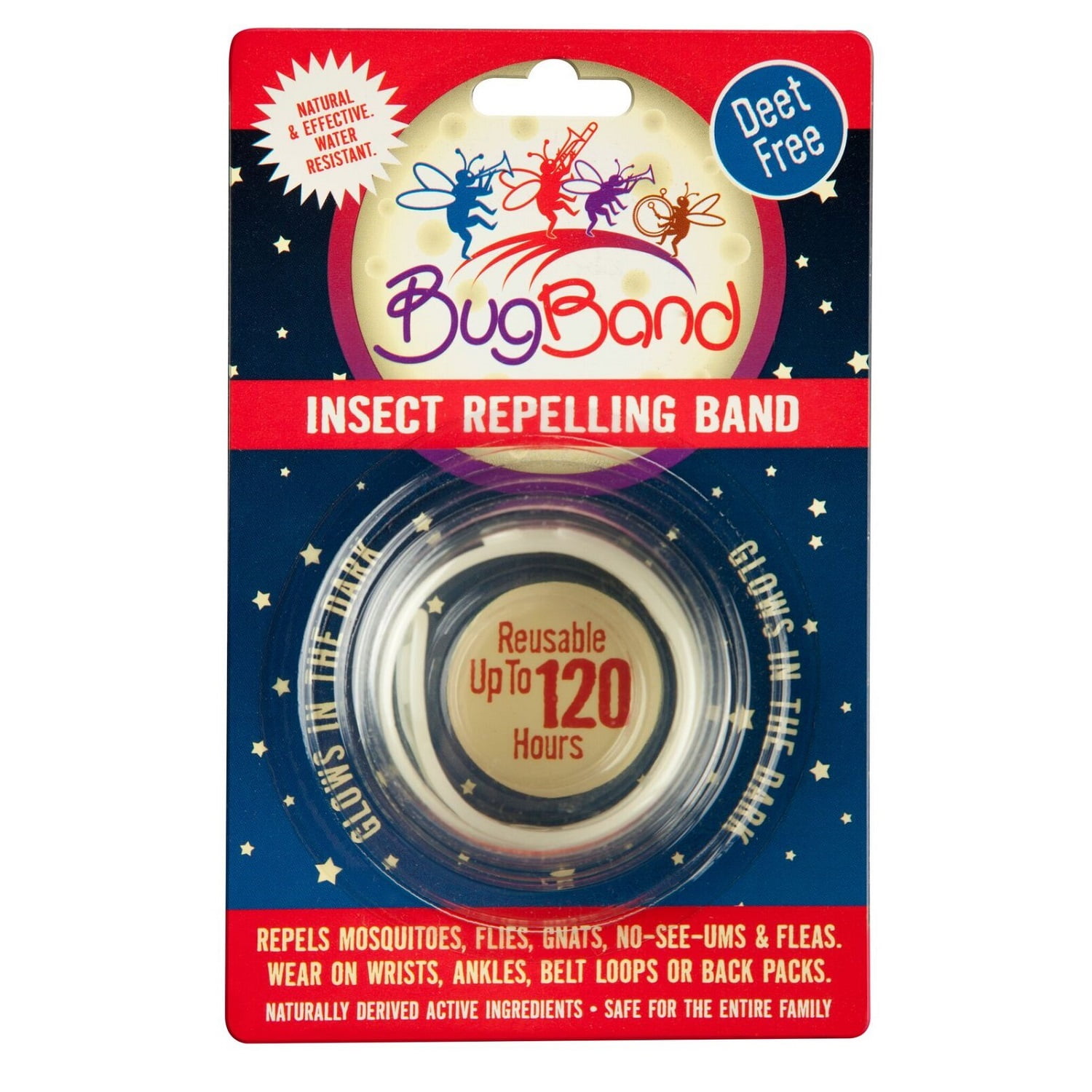 BugBand Insect Repellent Wristband Glow (Case of 12)