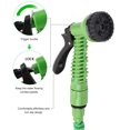 thumbnail image 2 of Tignapoo Versatile Garden Watering Hose with 7 Spray Patterns, 3x Expandable Length, Ideal for Car Washing and Outdoor Cleaning, 50FT Green, Lightweight and Durable Design, 2 of 7