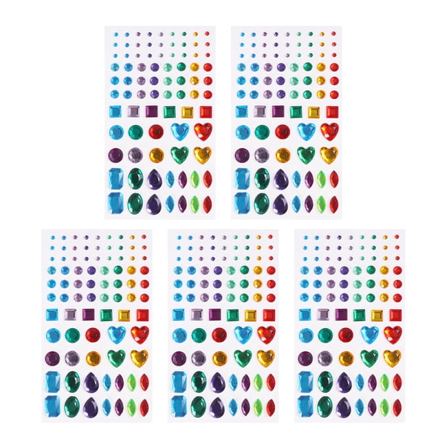 FENGGUIQU Pega Diamantes Acrílicos En Colores Surtidos Ideal Para Manualidades Y Variada