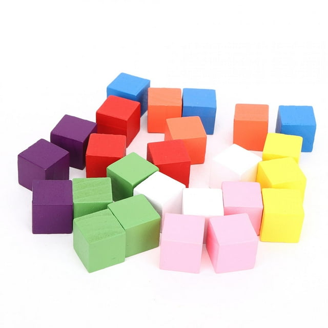 YLSHRF Wood Colored Block Toy, Colorful Colored Block Set, For Children For Kids