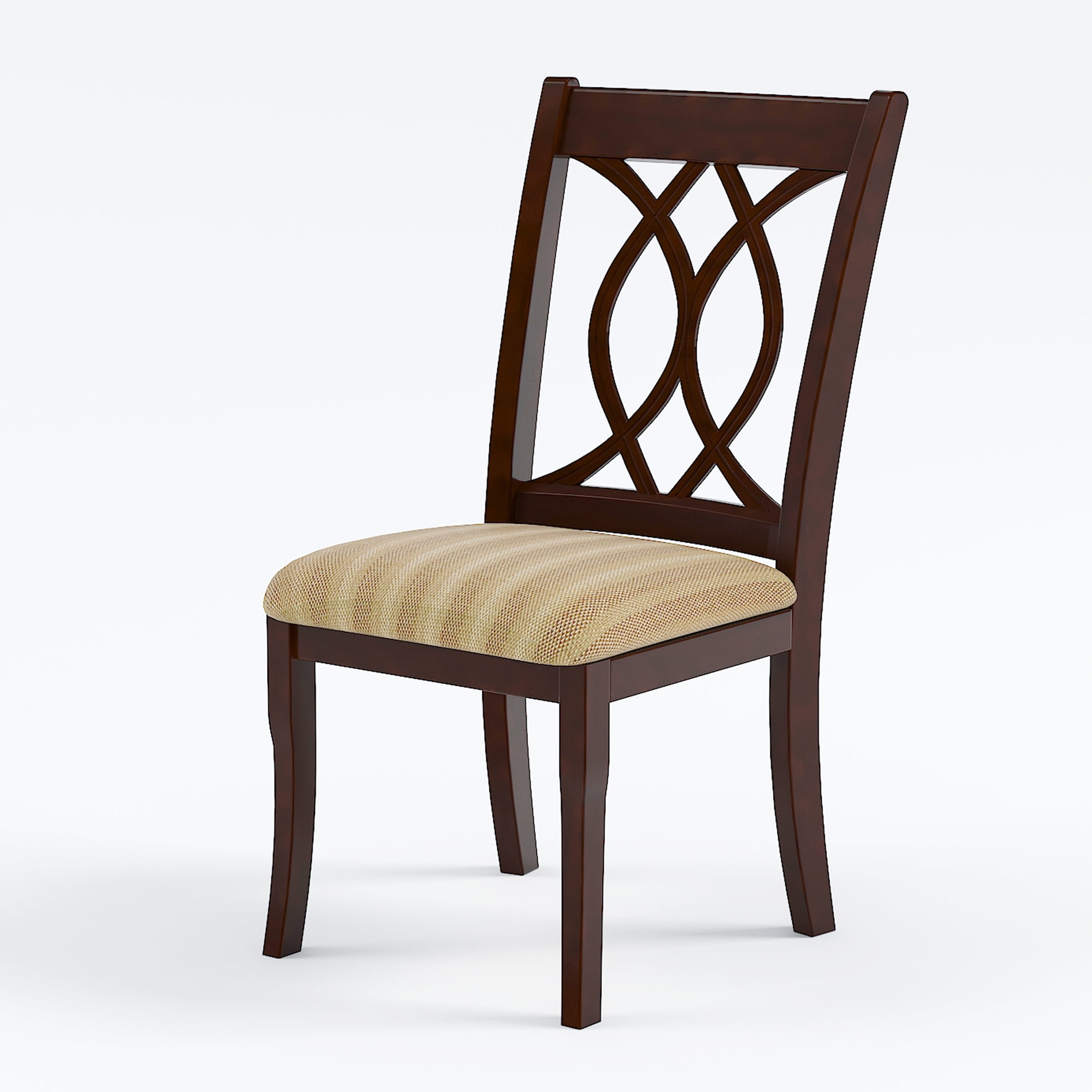 Furniture of America Goddard Padded Dining Chairs - Set of 2, Brown