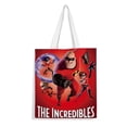 thumbnail image 1 of The Incredibles Bolso de tela con estampado de lienzo para mujer, bolsa de compras reutilizable y estética, con cremallera interior, regalo para mujer,38*45cm., 1 of 6