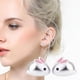 thumbnail image 4 of Pendientes pequeños y delicados de moda para mujer, pendientes mini con animales bonitos, pendientes de conejo, 4 of 6