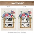 thumbnail image 5 of diyeu Eucalyptus Garden Flag 12×18 Inchl Floral Home Sweet Home Decorative Double Sided Holiday Farmhouse Seasonal Outside Decor for Yard AG031, 5 of 6