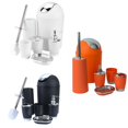 thumbnail image 2 of Bathroom Set 6-Piece Accessory Bin Soap Dish Dispenser Tumbler Toothbrush Holder, 2 of 10