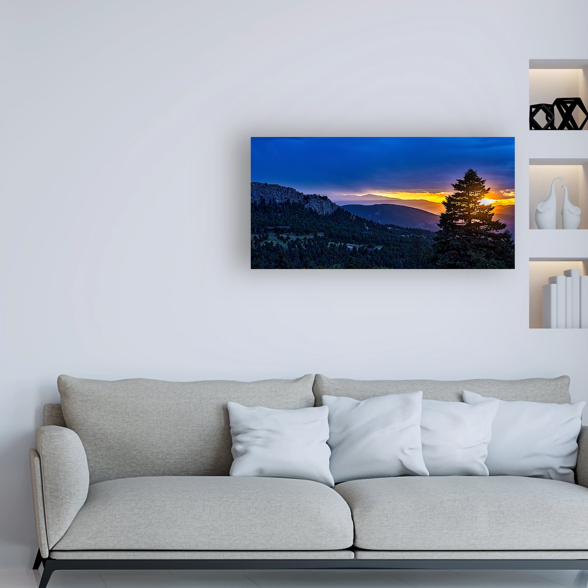 Trademark Fine Art 'Fading Glow' Canvas Art by Chuck Burdic