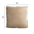 thumbnail image 4 of Cheer Collection Set of 2 Hollow Fiber Filled Couch Pillows, 18" x 18" - Taupe, 4 of 4