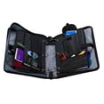 thumbnail image 3 of Case It Dual Ring Zipper Binder, 3 Inch, Black, DUAL-101, 3 of 9