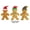 Assorted Emojis, variant on 1pc Gingerbread Man Cookie Dog Toy Holiday Soft Clove Scented Assorted Emojis 7"