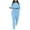 Sky Blue 2 piece outfits for women, variant on Usmixi 2 Piece Outfits for Women Womens Business Sets Fashion Irregular Cropped Pullover Tops and Mid Waist Suit Pants Lounge Sets Long Sleeve Shirt Casual Pocket Loungewear Sets Under $10