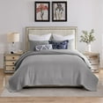 thumbnail image 2 of Greenland Home Textured Fashion Finely Stitched Bedding Set, Cosmo Gray, 3-Piece King/Cal King, 2 of 7