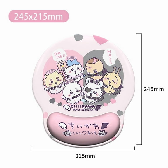 New Style Kawaii Chiikawa Hachiware Usagi Wrist Support Mouse Pad Cute Cartoon Keyboard Mouse Pad Work Game