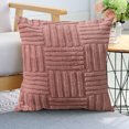 thumbnail image 4 of YAOMOBB Housse de Coussin Rayée Toucher Doux Coussin Amovible pour Décoration Intérieure, 4 of 7