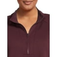 thumbnail image 4 of Terra & Sky Women's Plus Size Quarter-Zip Sweatshirt, 4 of 5