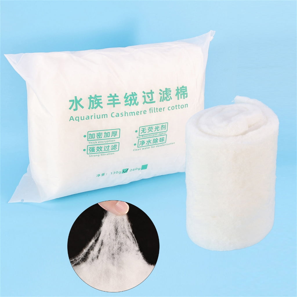 Fishtanks Filter Sponge Cotton for Household Aquariums Cashmere Cotton Easy Hand Tear Filter Cotton Filtration Accessory