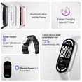 thumbnail image 3 of Xiaomi Smart Band 10 Fitness Tracker (2025), Pantalla AMOLED de 1,72 Pulgadas con 1500 nits, Mi Band 10, Nuevo Control de la frecuencia cardíaca de natación, Resistente al Agua 5 ATM, 21 días de, 3 of 5