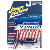 Johnny Lightning Jlmc034 Muscle Car Ver A 1970 Chevy Nova Yenko Deuce Blue