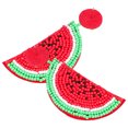 thumbnail image 3 of 1 par de elegantes pendientes de sandía de sandía para frutas con estilo de joyería de oreja de la dama, 3 of 6
