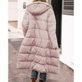 thumbnail image 3 of Niaviben Puffer Jacket Womens with Hood Long Puffer Coat Women Womens Puffy Jackets Ladies Jackets for Women Jackets Winter Coats Pink M, 3 of 4