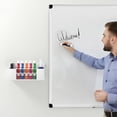 thumbnail image 4 of Soporte de Pared para Marcadores HBlife de Acrílico para 10 Ranuras Blanco, 4 of 7
