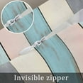 thumbnail image 7 of Blue Pink Cream Stripe Throw Pillow Cover 20 x 30 Inch Decorative Pillow Cover Farmhouse Vintage Wooden Lumbar Pillowcase Seasonal Rectangle Cushion Case for Couch Sofa Bed Living Room, 7 of 7
