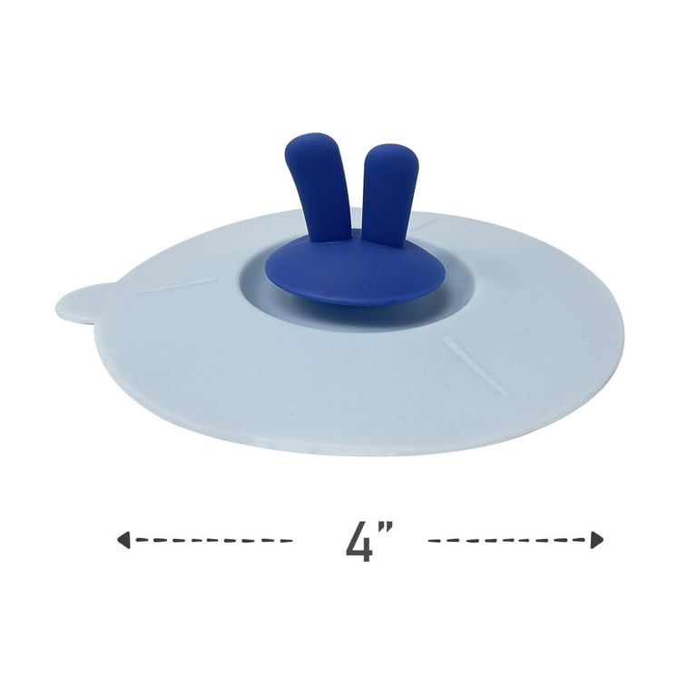 Wrapables Silicone Cup Lids, Anti-Dust Leak-Proof Coffee Mug Covers (Set of  6), Rabbit Ears