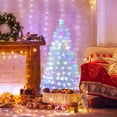 thumbnail image 2 of Costway 5 FT Pre-Lit Christmas Tree Fiber Optic Snow-Flocked with 170 Lights & Branch Tips, 2 of 10
