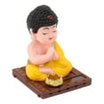 thumbnail image 3 of Figura de Buda, Cabeza Ecológica Con la Cabeza Con la Cabeza de la Mascota de Buda Buda Potencia Solar Para El Automóvil, 3 of 7