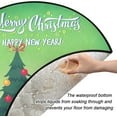 thumbnail image 2 of Coolnut Christmas Santa Claus Christmas Tree Mat Round Christmas Tree Stand Mat Decoration for Holiday Party Home Christmas Day Ornaments Floor Door, 28.3", 2 of 6