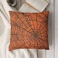 thumbnail image 3 of Halloween Orange Square Cushion Case for Men Women Boys Girls Home Decor, 3 of 5