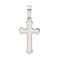 thumbnail image 3 of Sterling Silver Polished Cross Pendant Charm, 3 of 4