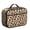 Black and Brown, variant on Black and Pink Leopard Print Insulated Lunch Bag Teens,Bento School Lunch Bag for Teens for Work,Picnic or Travel 10.6x7.7x4.3 Inches,12 Can Capacity