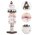 thumbnail image 2 of Shisuyan Nutcracker Puppet Ornament Christmas Nutcracker Figures Wood 1Set, 2 of 8