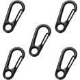 thumbnail image 1 of Mini Carabiner Clip, 5 Pieces Mini Carabiner Clip, Spring Carabiner Hook Keychain Clasps, Mini Carabiner Clips, for Camping, Hiking, 1 of 5