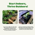 thumbnail image 2 of Epic Gardening Seed Starting Grow Light, Full-Spectrum LED with Adjustable Height for Indoor Seedlings, Energy-Efficient, Light with Timer (Small), 2 of 6