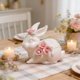 thumbnail image 5 of Decoraciones de Pascua, Adornos de Pascua, Regalos de Pascua Decoraciones de Pascua - Adornos pequeños de cerámica - Accesorios - Artículos de decoración para el salón de té del hogar un conejito, 5 of 9