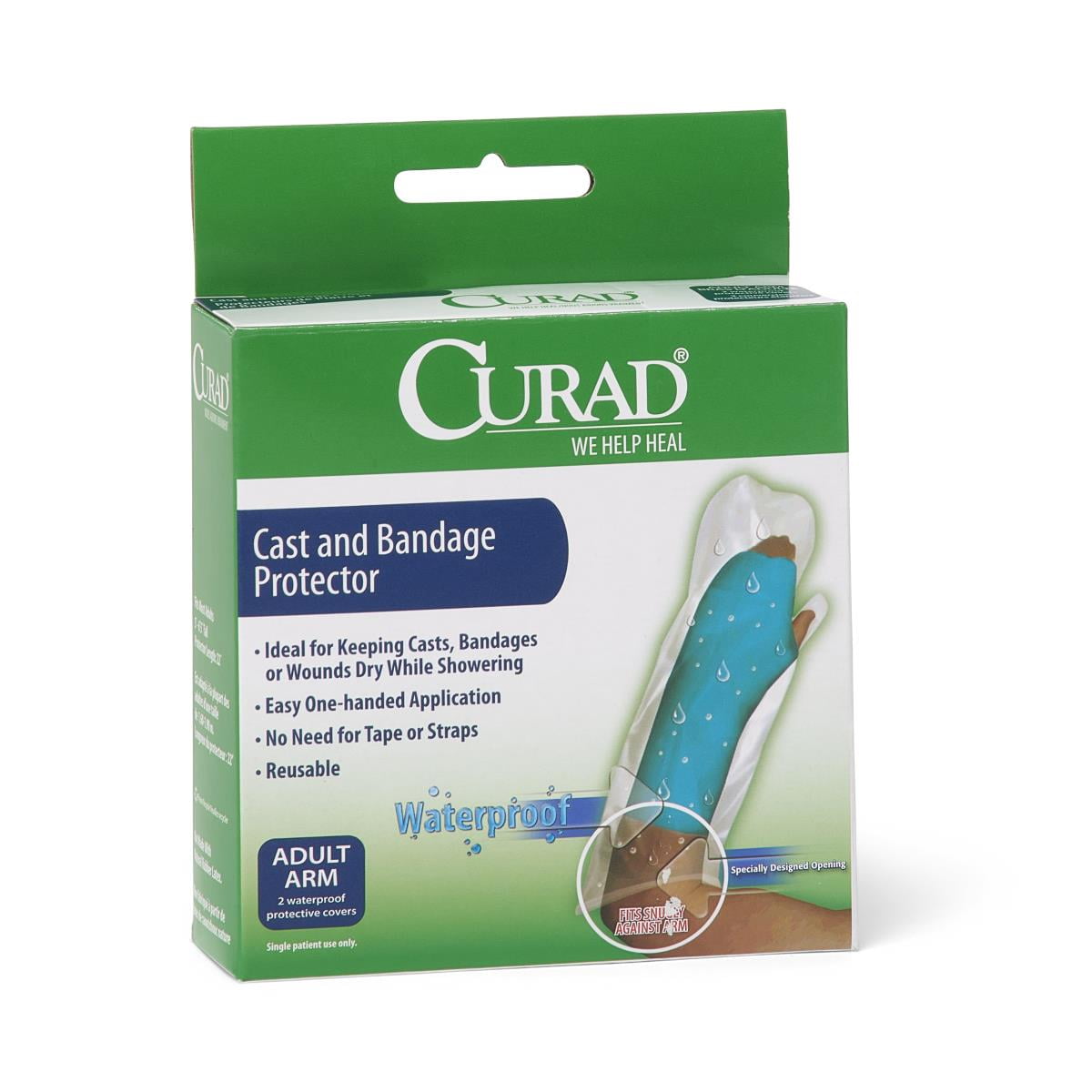 Curad Cast & Bandage Protector, Adult Cast Arm Protector For Shower or