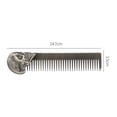 thumbnail image 6 of Dujiujun Hair Comb Multi-purpose Comofortable Mustache Care Carved Gentelman Barber Styling Comb Scalp Massager for Home, 6 of 8