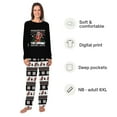 thumbnail image 2 of Hockey Day Christmas Matching Family Pajamas With Dog, Hockey Santa Player Holiday Pjs, Size NB to Men 6XL, 2 of 7