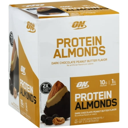 Optimum Nutrition Protein Almonds Dark Chocolate Peanut ...