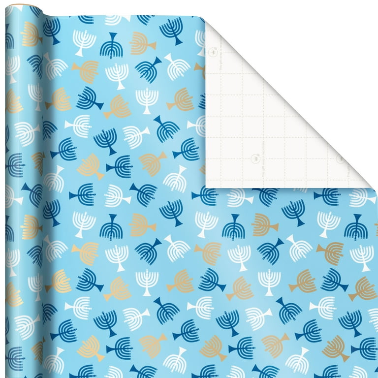 Happy Hanukkah Wrapping Paper Set of 3