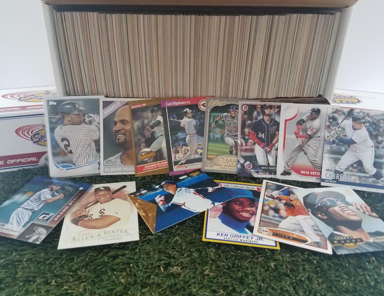 600 card Jumbo lot of Baseball cards Starter kit with Guaranteed