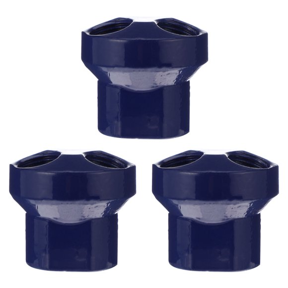 Greenadscape 3Ud Adaptador De Múltiple De Aire Con Y Antideslizante Azul